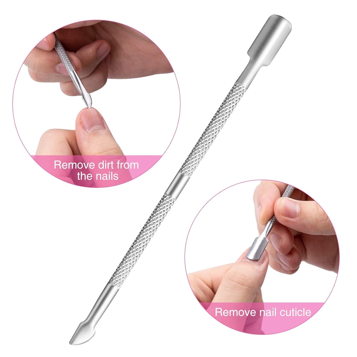200 Stück künstliche Nagelspitzen, 10 Größen, Acryl, künstliche Nägel mit Nagelhautschieber und transparenter Box für Frauen und Mädchen (natürlich und transparent)