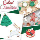Scrapcooking – Set mit 3 pulverisierten Weihnachts-Lebensmittelfarben – Rot, Grün, Gold – Essbare Lebensmittelfarben zum Backen, Kuchen, Kekse, Gebäck, Teig, Fondant – Weihnachtsdekorationen – 4018