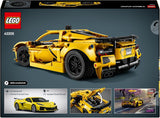 LEGO Technic Chevrolet Corvette Stingray – Bauspielzeug zum Sammeln – Spielzeugsportwagen – Automodell – Geschenk für 9-jährige Jungen und Mädchen, die Spielzeugautos lieben 42205 Bausätze Besuchen Sie den LEGO-Store