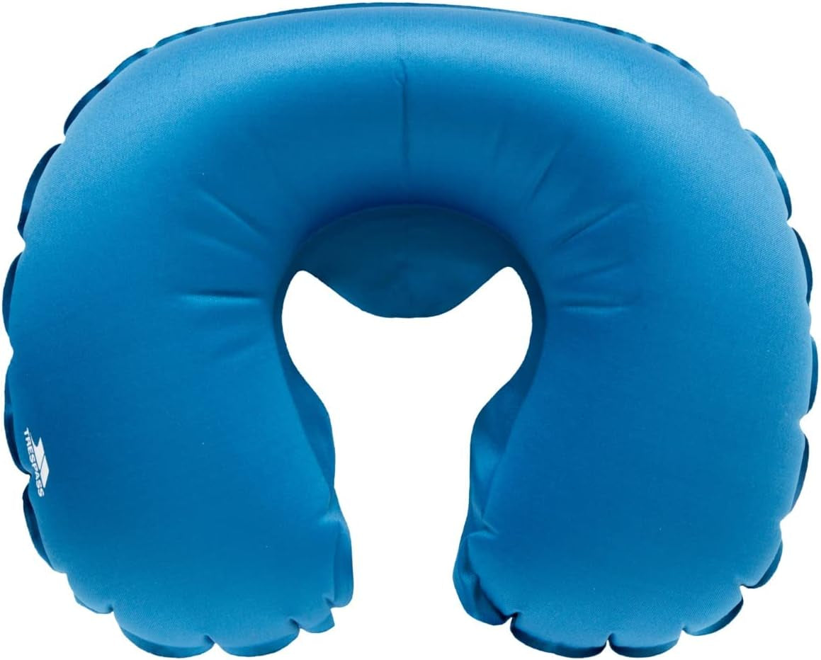 Trespass Inflight Aufblasbares Nackenkissen, Blau, Einheitsgröße, UUACMIM30007_BLUEACH Reisekissen Naty Shop Blau Standardgröße