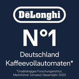 De'Longhi Magnifica Evo Next - Perfetto Vollautomatische Espressomaschine mit LatteCrema Milchaufschäumer, 13 One-Touch-Getränke, Kaffee- und Cappuccino-Zubereiter, Farb-Touchscreen, Titan (ECAM312.80.TB)
