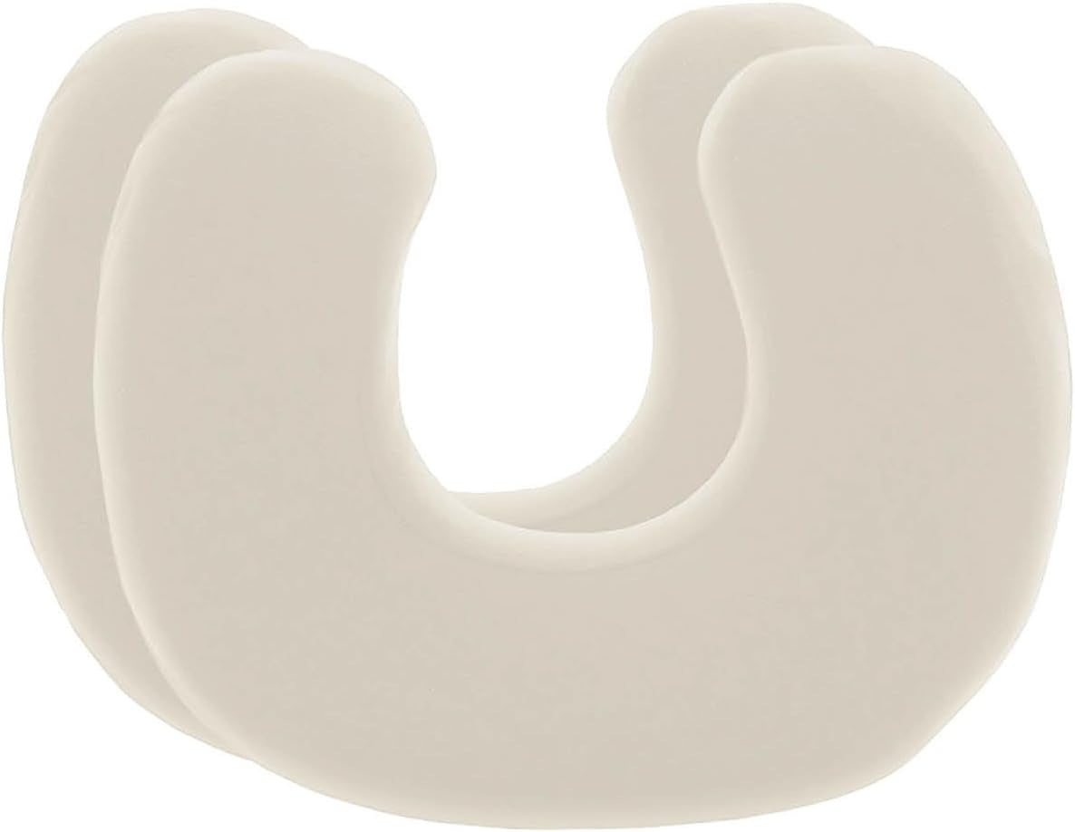 Schwarzer Kissenbezug, Doppelpack, perfekt für ANDAR-Nackenkissen, Mako-Baumwolle (Doppeljersey), nicht bügeln und im Trockner trocknen, Set mit 2 Kissenbezügen mit Reißverschluss, Öko-Tex-zertifiziert. Zervikale orthopädische Kissen Naty Shop Elfenbeinweiß / Elfenbein
