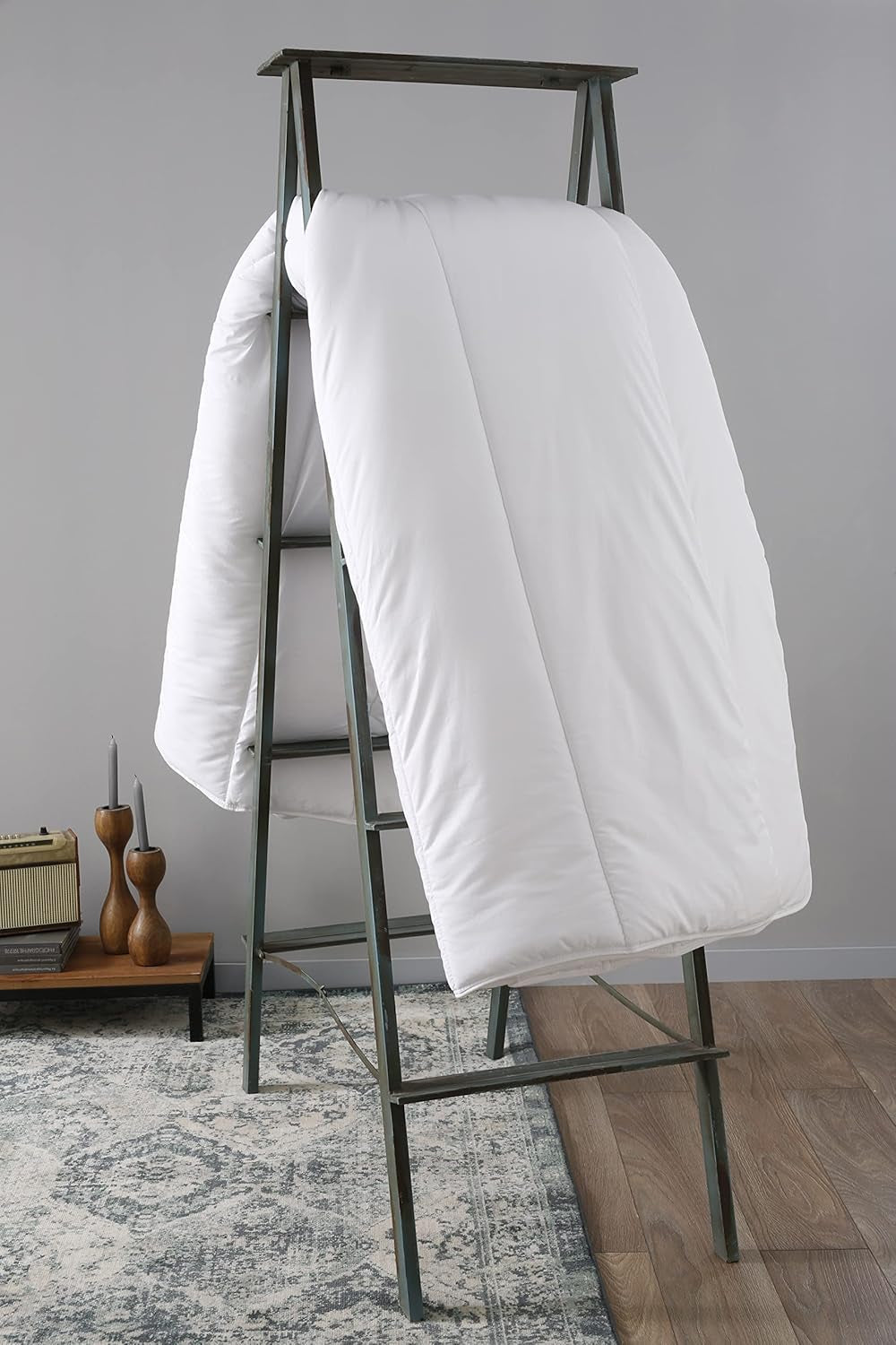 Bettdecke, milbendicht, Weiß, 240 x 220 cm, für Doppelbett, Steppdecke Niagara, weich und bequem, maschinenwaschbar bei 40 °C. Bettdecken und Steppdecken Naty Shop