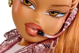 BRATZ Pop Starz Yasmin – Modepuppe mit Sammelanhänger, Outfit und Musikzubehör