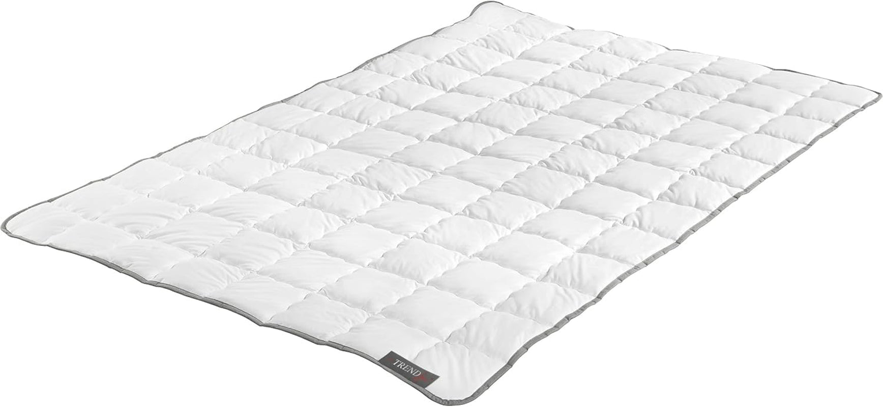 Badenia Trendline Clean Cotton Light Steppdecke für den Sommer, 135 x 200 cm, Öko-Tex-zertifiziert, hergestellt nach dem deutschen Qualitätsstandard Steppdecken und Bettdecken Naty Shop Weiß 135 x 200 cm