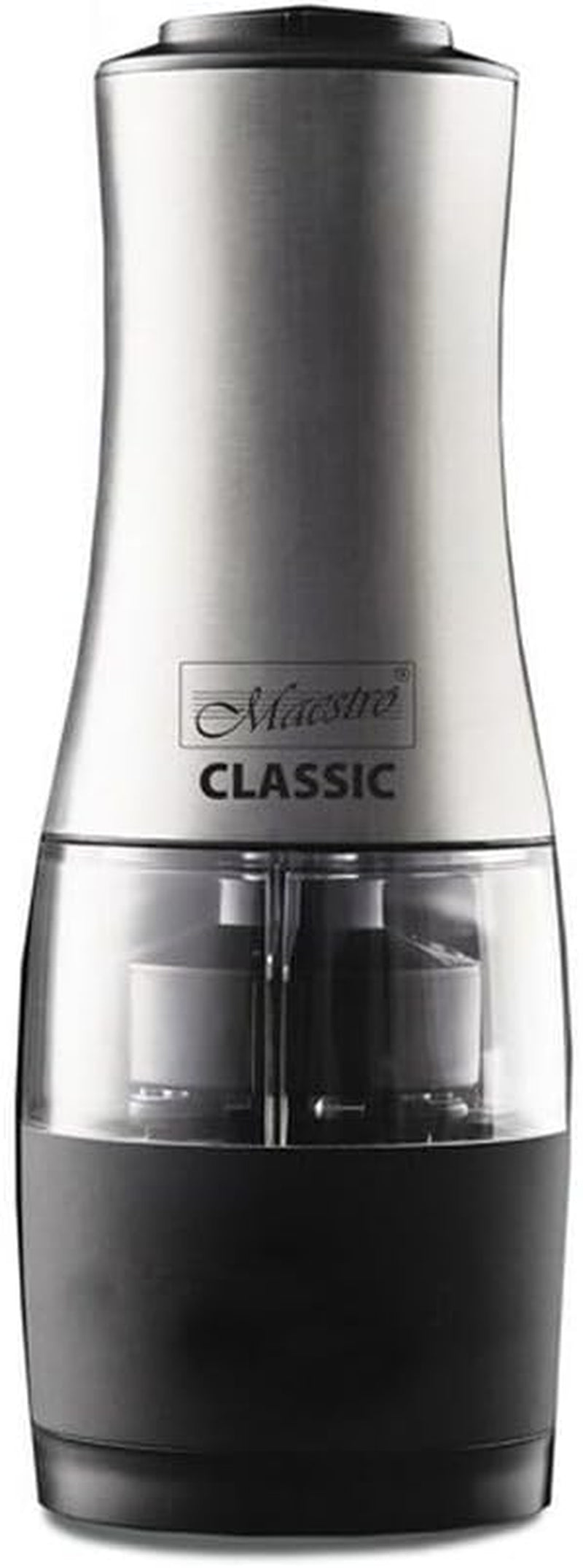 MR-1724 M Elektrische Mühle, schwarz mit silbernen Mühlen und Hobeln Naty Shop Standardtitel