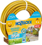 HOZELOCK - Tricoflex Ultraflex Schlauch Ø 12,5 mm (1/2") 20 M: Flexibler Gartenschlauch, wetterfest, verdreh- und biegefest, aus 40 % recyceltem PVC [117002], gelb