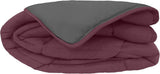 Toison D'Or Cocoon Steppdecke, Pflaume / Stahl, 140 x 200 cm Steppdecken und Steppdecken Naty Shop Pflaume / Stahl 140 cm x 200 cm