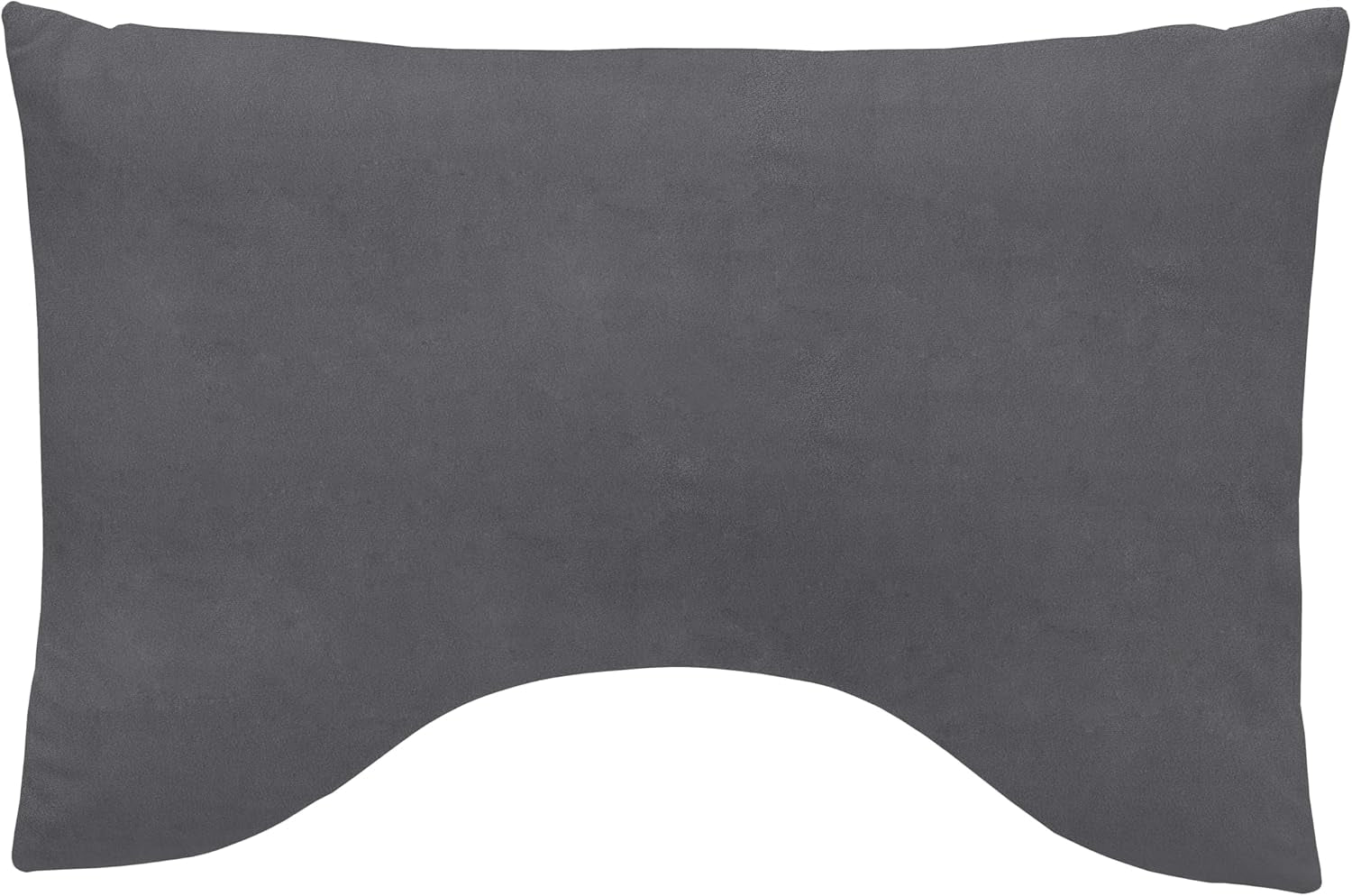 Traumnacht Exklusiv Spezial-Schlafkissen mit viskoelastischem Schaum, 40 x 60 cm, grau, Öko-Tex-zertifiziert, hergestellt nach dem deutschen Qualitätsstandard Naty Shop Standardkissen Grau 1 Stück (1 Packung)