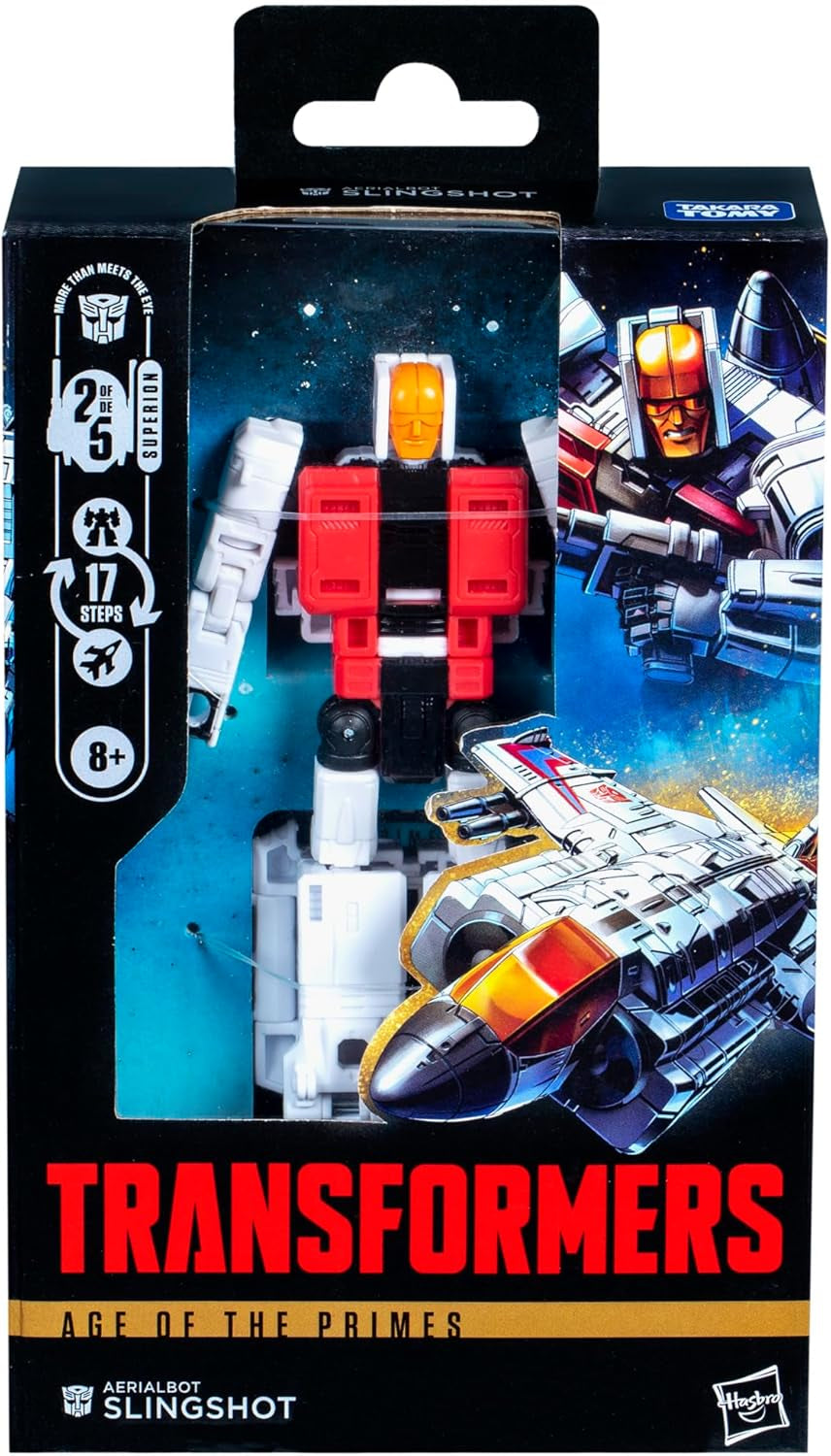Transformers Age of the Primes Deluxe-Klasse Aerialbot Slingshot Actionfigur Actionfiguren Naty Shop