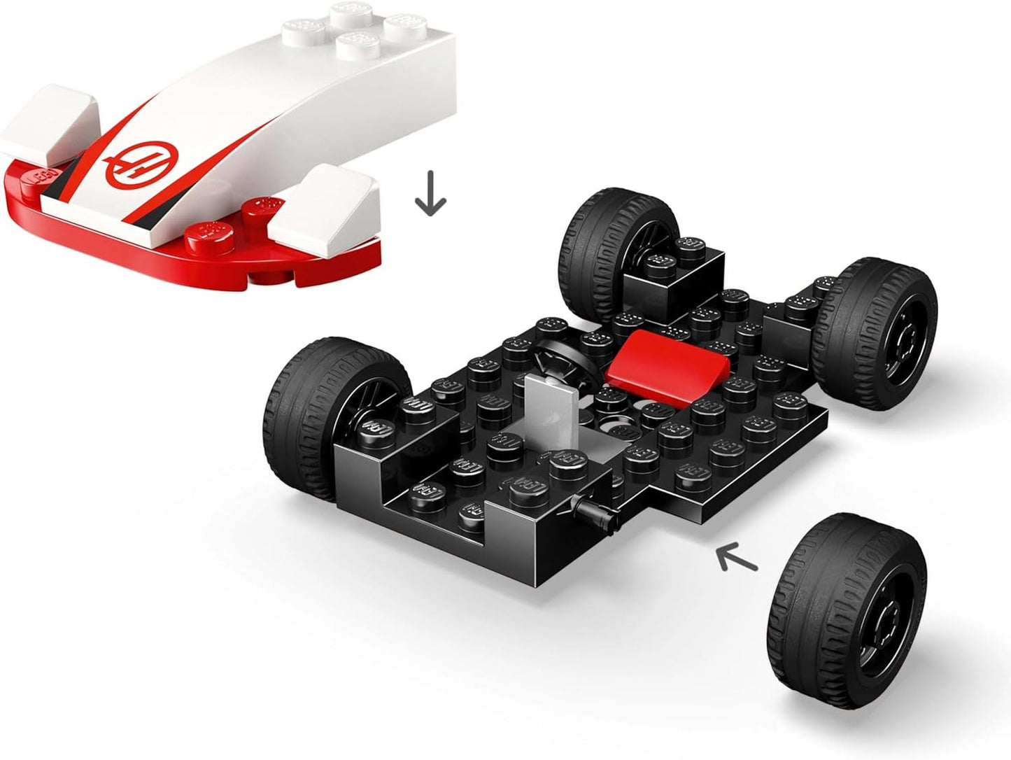 LEGO City F1 Williams Racing und Haas F1 Racing Cars – Formel-1-Spielzeug mit baubaren Autos und 2 Rennfahrer-Minifiguren – Kleine Geschenkideen für Jungen und Mädchen ab 4 Jahren 60464 Bausets Beuche den LEGO-Store