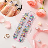 7 Boxen Strasssteine ​​​​Nägel, Nail Art Kit Strass Nagelglitzer Paillettes Nagel-Edelsteine ​​Kristalle Perlen Diamanten Metall Nieten Für DIY Dekoration Nageldesign (Multicolor)