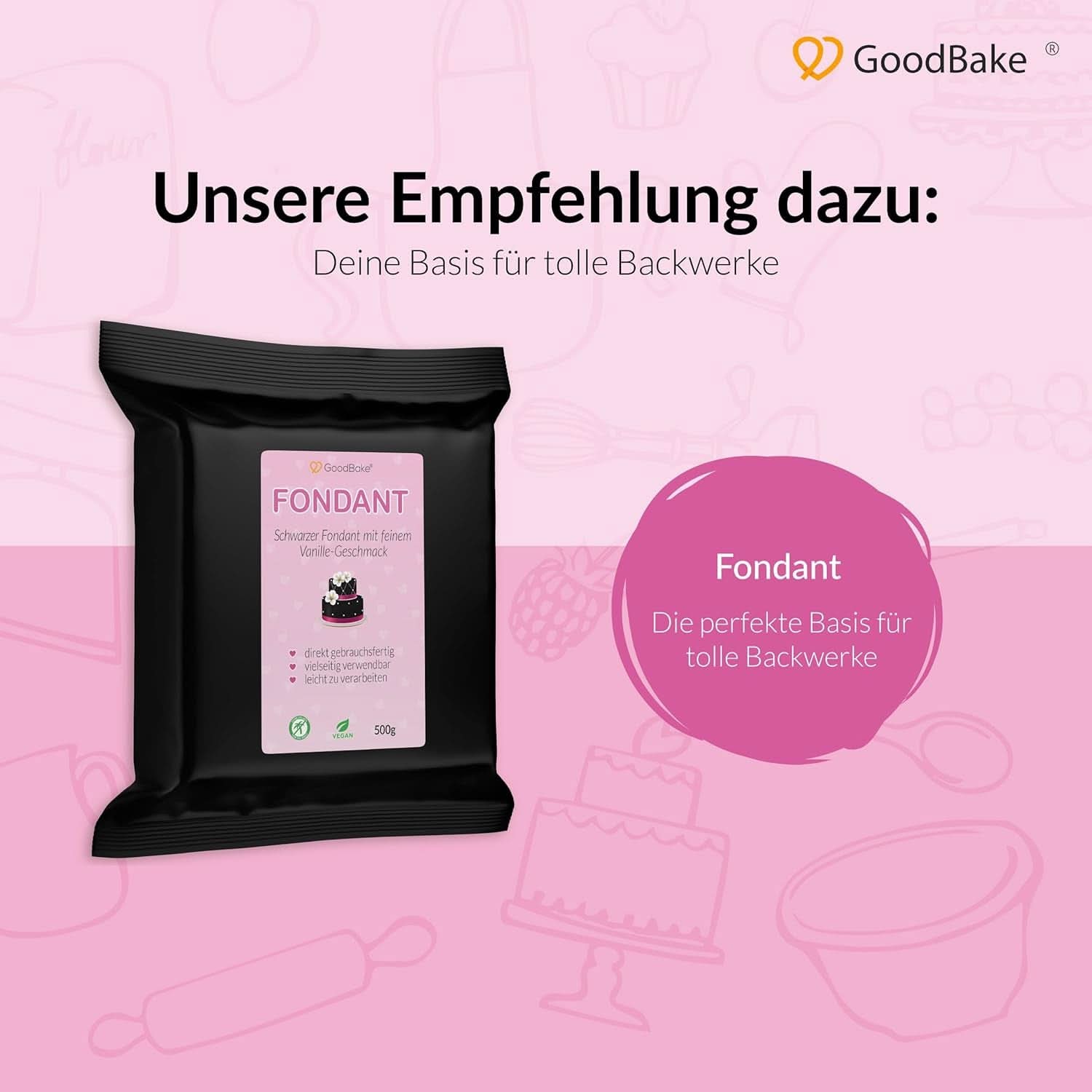 Goodbake Happy Glitter Gold – Essbarer Lebensmittelglitter, 10 Gramm Glitter Naty Shop