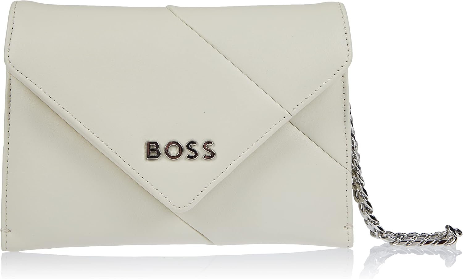 BOSS Damen Ayla Clutch Damentasche Naty Shop Hellweiß 114