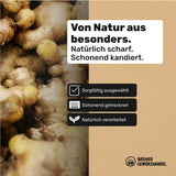 Bremer Gewürzhandel Ingwer, Trockenfruchtstücke gewürzt, aromatisch, würzig, ungeschwefelt, 1kg Dehydrierte Produkte Naty Shop