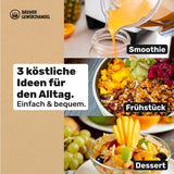 Bremer Gewürzhandel Mango, getrocknete Mangostreifen, ungeschwefelt, ohne Zuckerzusatz, 1kg Dehydrierte Produkte Naty Shop