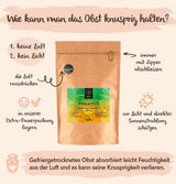 BRIX Gefriergetrocknete Ananas | Natürliche, getrocknete Ananas 95 g | Great Taste Award Trockenfrüchte, gefriergetrocknete Ananas | GVO-frei, glutenfrei, vegan, ohne Vitamine. Naty Shop dehydrierte Produkte