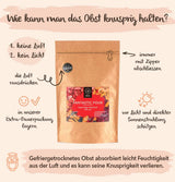 Brix Gefriergetrocknete Früchte Fantastic Four (80g) – Preislich guter Geschmack, leckerer und gesunder Snack, trocken knackig, reich an Vitaminen Naty Shop dehydrierte Produkte
