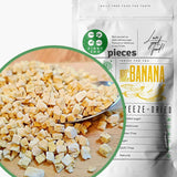 Gefriergetrocknete Bananenstücke | Getrocknete Bananen ohne Zucker | Gefriergetrocknete Bananen Bananen mit Trockenfrüchten | Frische gefriergetrocknete Bananen | Gefriergetrocknete Früchte, Bananenstücke, dehydrierte Produkte, Standardtitel im Naty Shop