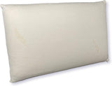 Kissen, ergonomisch, pflanzlich, 45 x 70 cm, Memory-Form, rechteckig, 100 % MDF-Füllung, Baumwollboden, Polyesterbezug – Rizinusöl Naty Shop Standardkissen 1 Stück (1 Packung)