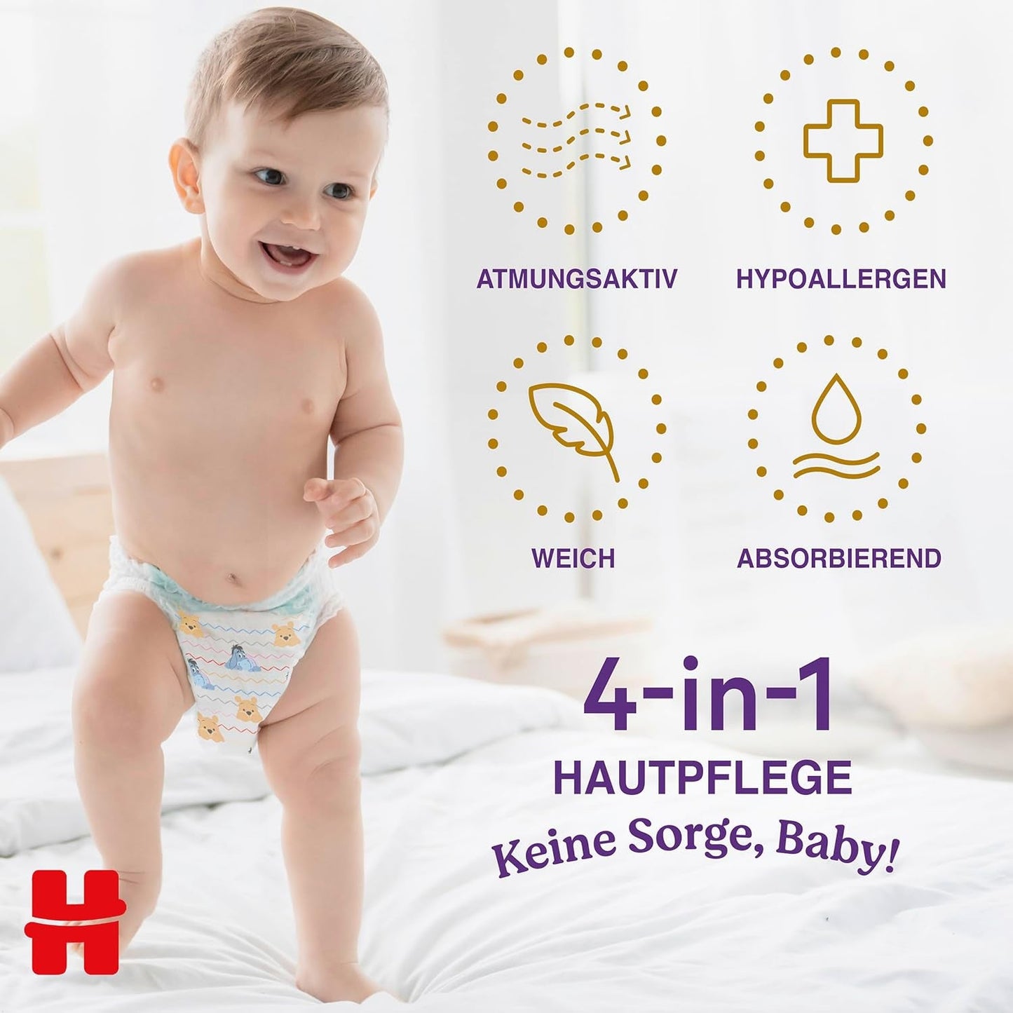 Huggies Extra Care Pants Disney Design Größe 5 68 Windeln (2x34) Halbmonatsbox