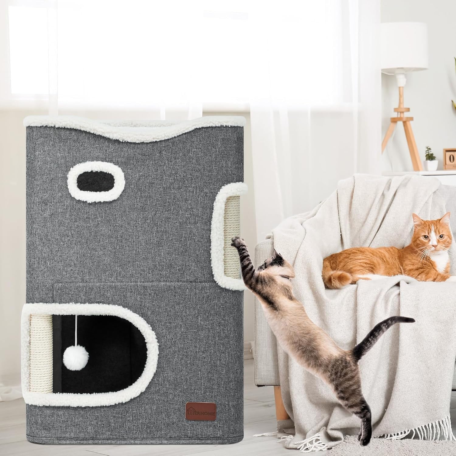Decken und Möbel, Haustiere, Höhlen und Häuser, Katzen, Betten für Katzen, Katzenbetten, Matratzen