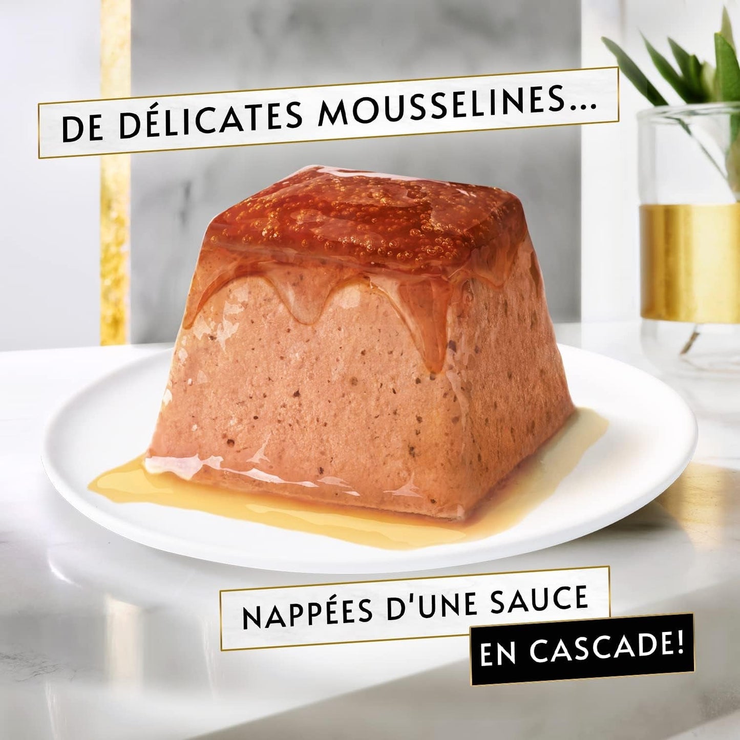 Offenbarungen Musselin mit Hühnchen und Sauce | Mahlzeiten für ausgewachsene Katzen | 4 x 57g