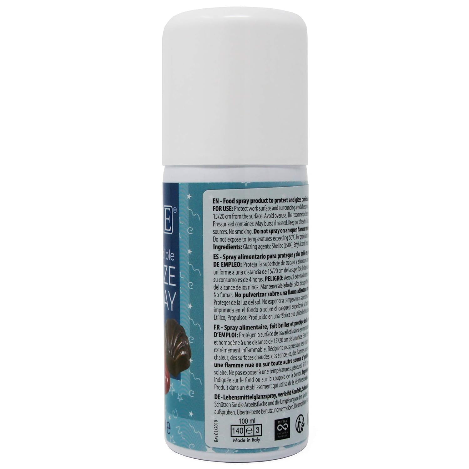 Lebensmittelglanzspray, 100 ml