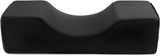 QWORK® Wimpernkissen, U-förmiges Beauty-Make-up-Kissen, ergonomisches Wimpernkissen zur Verlängerung, Memory-Schaum-Wimpernkissen für den Heimgebrauch im Schönheitssalon (schwarz) Zervikale orthopädische Kissen Naty Shop Standardtitel