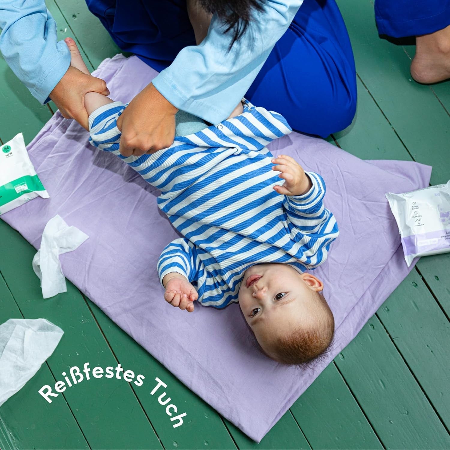 Naïf – Plastikfreie Feuchttücher – 864 Stück (16 Packungen à 54 Tücher) – Pflege für Babys Po, Körper und Gesicht – 99 % Wasser – 0 % Parfüm und Alkohol