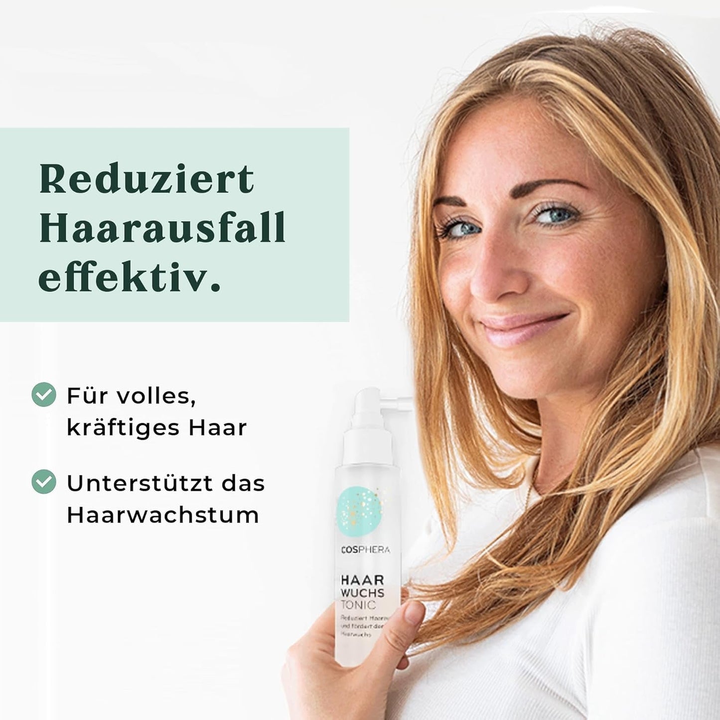 Rosmarinöl-Haartonikum-Spray 100 ml – Rosmarinöl-Spray beschleunigt auf natürliche Weise das Haarwachstum – Mittel gegen Haarwuchs für Frauen und Männer – Haarausfall-Serum – Rosmarin-Haaröl von Cosphera Hair Care Naty Shop