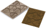 Silikomart 22.166.77.0165 CKC06, Schokoladenform-Set und Küchenschneider Naty Shop