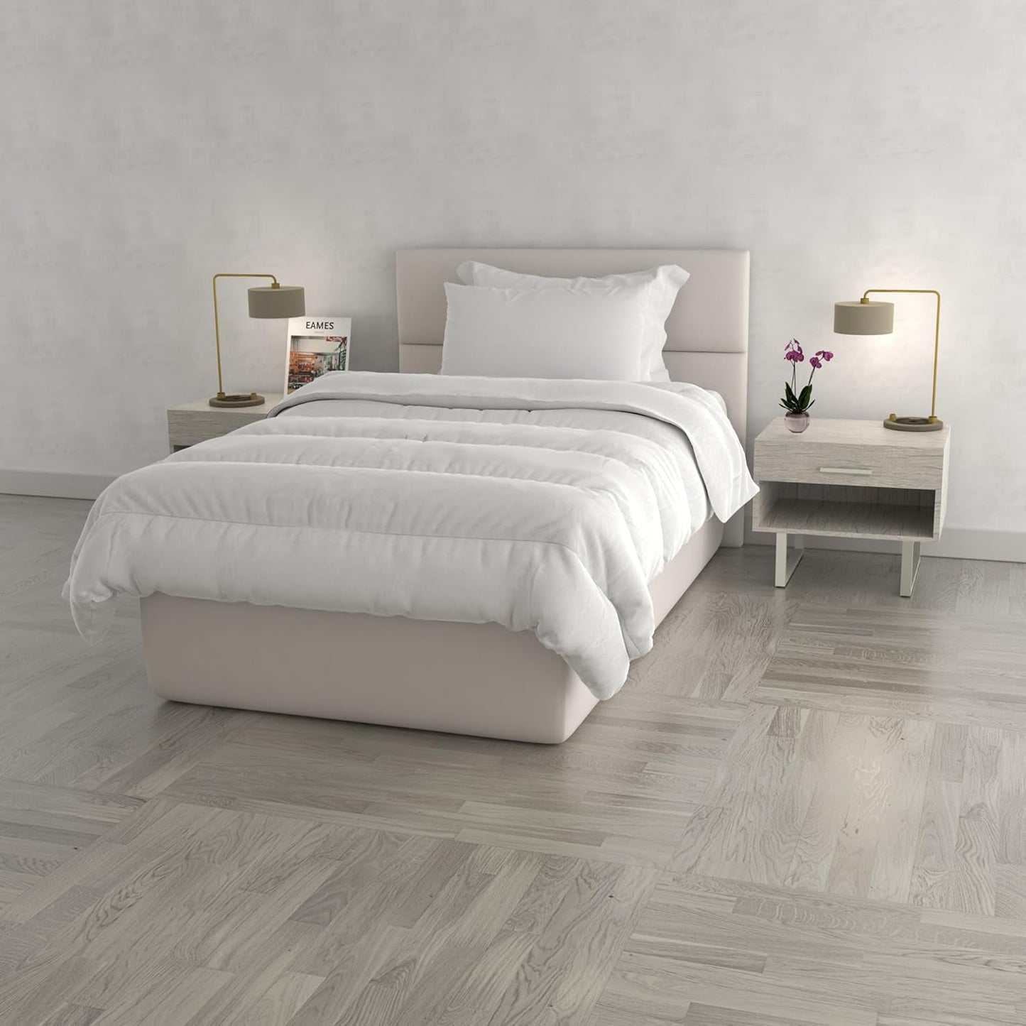 Prestige Winter White 150X200 cm Eiderdaunenbettdecken und Steppdecken Naty Shop Standardtitel