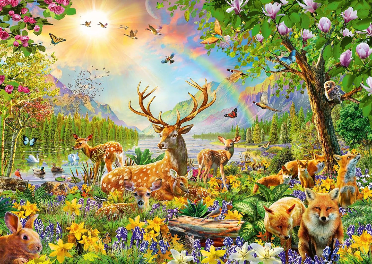 Ravensburger Puzzle für Kinder – 13352 Anmutige Hirschfamilie – 200-teiliges Puzzle für Kinder ab 8 Jahren Puzzle Naty Shop