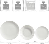 SÄNGER New Port Geschirrset, 36-teilig, für 6 Personen | DIE PREMIUM-KOLLEKTION