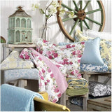 Laura Ashley Home Rüschen Garden Collection Steppdecke, 100 % Baumwolle, ultraweich, für alle Jahreszeiten, wendbar, elegant, Doppelbett, cremefarben (197783) Bettdecken und Steppdecken Naty Shop