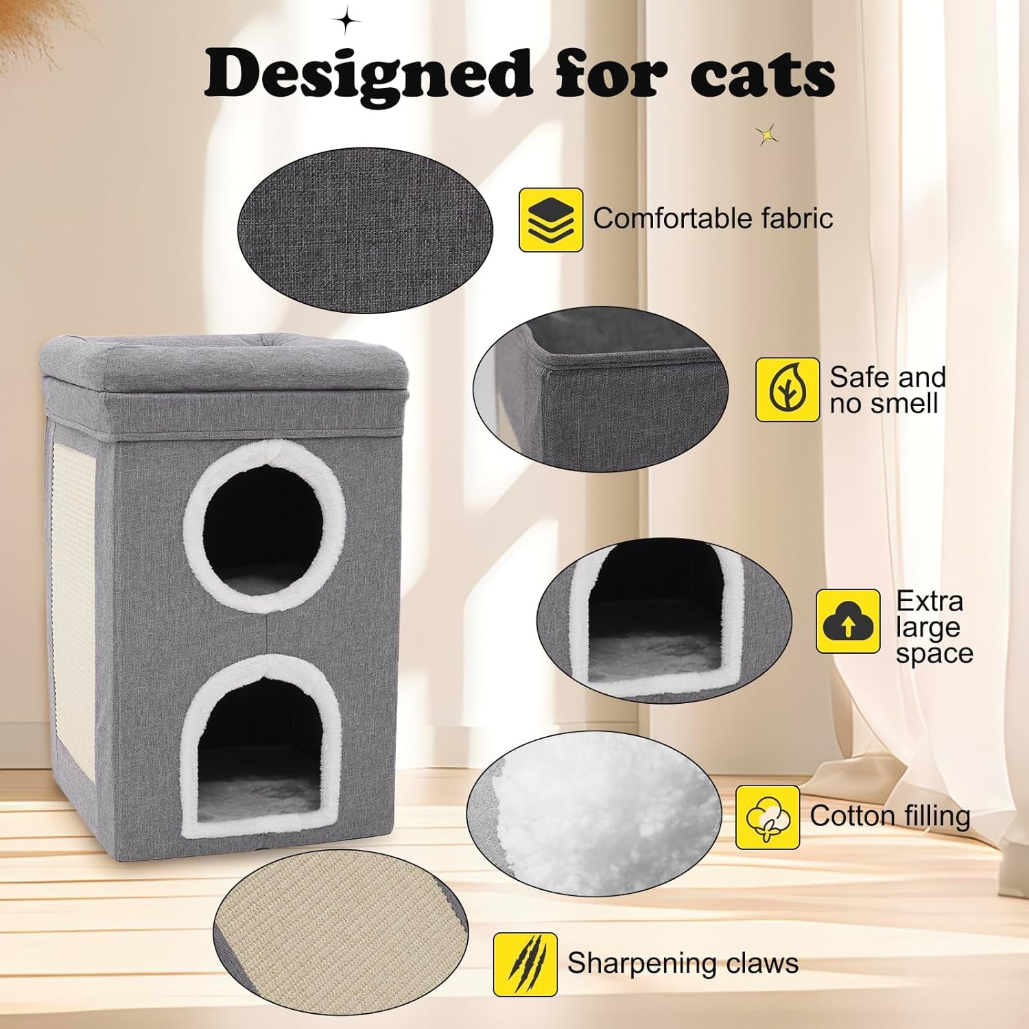 Decken und Möbel, Haustiere, Höhlen und Häuser, Katzen, Betten für Katzen, Katzenbetten, Matratzen