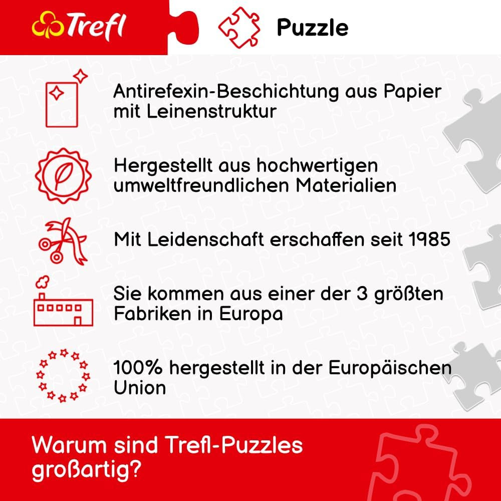Trefl – Bora-Bora-Insel – 500-teiliges Puzzle – DIY-Puzzle mit Feiertagsansicht, kreative Unterhaltung, Spaß, klassisches Puzzle für Erwachsene und Kinder ab 10 Jahren. Puzzle Naty Shop