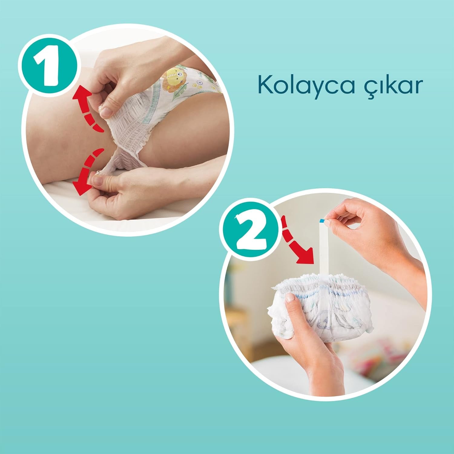 Pampers Windeln (alte Version), Nachthosen, Größe 5, 22 Stück, 12 kg-17 kg