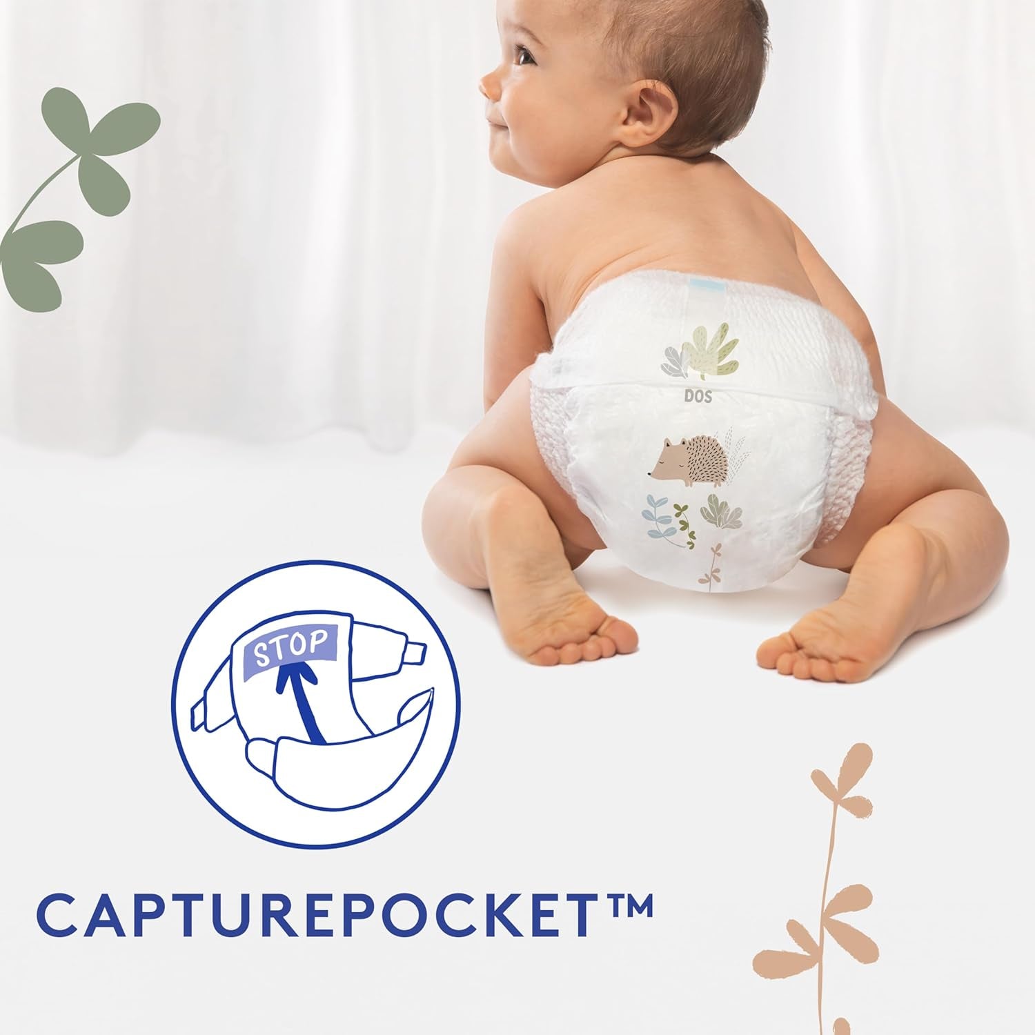Douceur Naturelle – Höschen, Größe 6 (16–26 kg), 1-Monatspackung – 112 Höschen