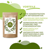 Japanischer Matcha-Tee, Premiumqualität, Pulver. 100 % natürlich. Grüntee-Reduzierer, kraftvoller Entgifter und Antioxidans. Rein kultivierter Matcha – Herkunft: Japan (100 g)