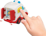 Vtech TUT TUT Baby Flitzer – Krankenwagen – Spielzeugauto mit Musik, Lichtknopf, interessanten Sätzen und Geräuschen – für Kinder im Alter von 1–5 Jahren, 8,8 x 5,5 x 7 cm, Bebe Toys Naty Shop