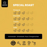 KING'S COFFEE – SPEZIALRÖSTUNG – 1 kg Barista Premium Espressobohnen – Kaffee mit niedrigem Säuregehalt – Röstung in kleinen Mengen in Italien – Die feinste Arabica-Robusta-Mischung für Vollautomaten und Siebträgermaschinen