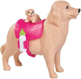 Simba 105733072 – Evi Love Hundesitter mit Hund und drei Welpen, Zubehör, Modepuppe, 12 cm, für Kinder ab 3 Jahren