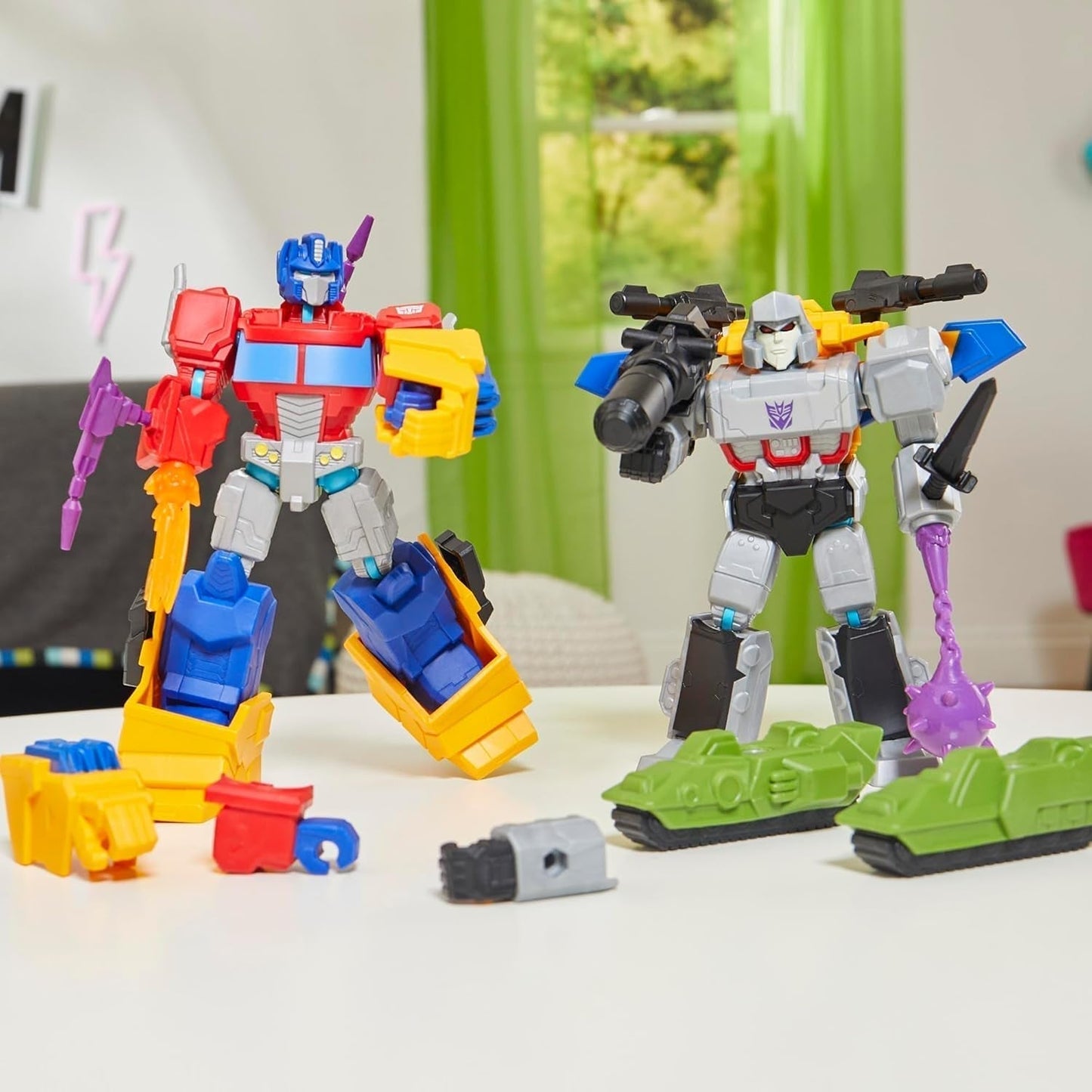Transformers Mixmashers Optimus Prime Anpassbare Deluxe-Actionfiguren und Zubehör Actionfiguren Naty Shop