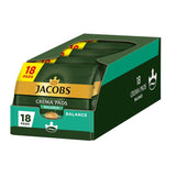 Jacobs Crema Balance Pads, Senseo-kompatible Pads, 5 x 18 Getränke, 90 Kaffeepads