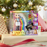Rainbow High Hair Studio – Exklusives Amaya Raine Puppen-Spielset mit langen Haaren zum Stylen – inklusive waschbarer Haarkreide, Haarbürste, Zubehör – Geschenk für Kinder ab 6 Jahren