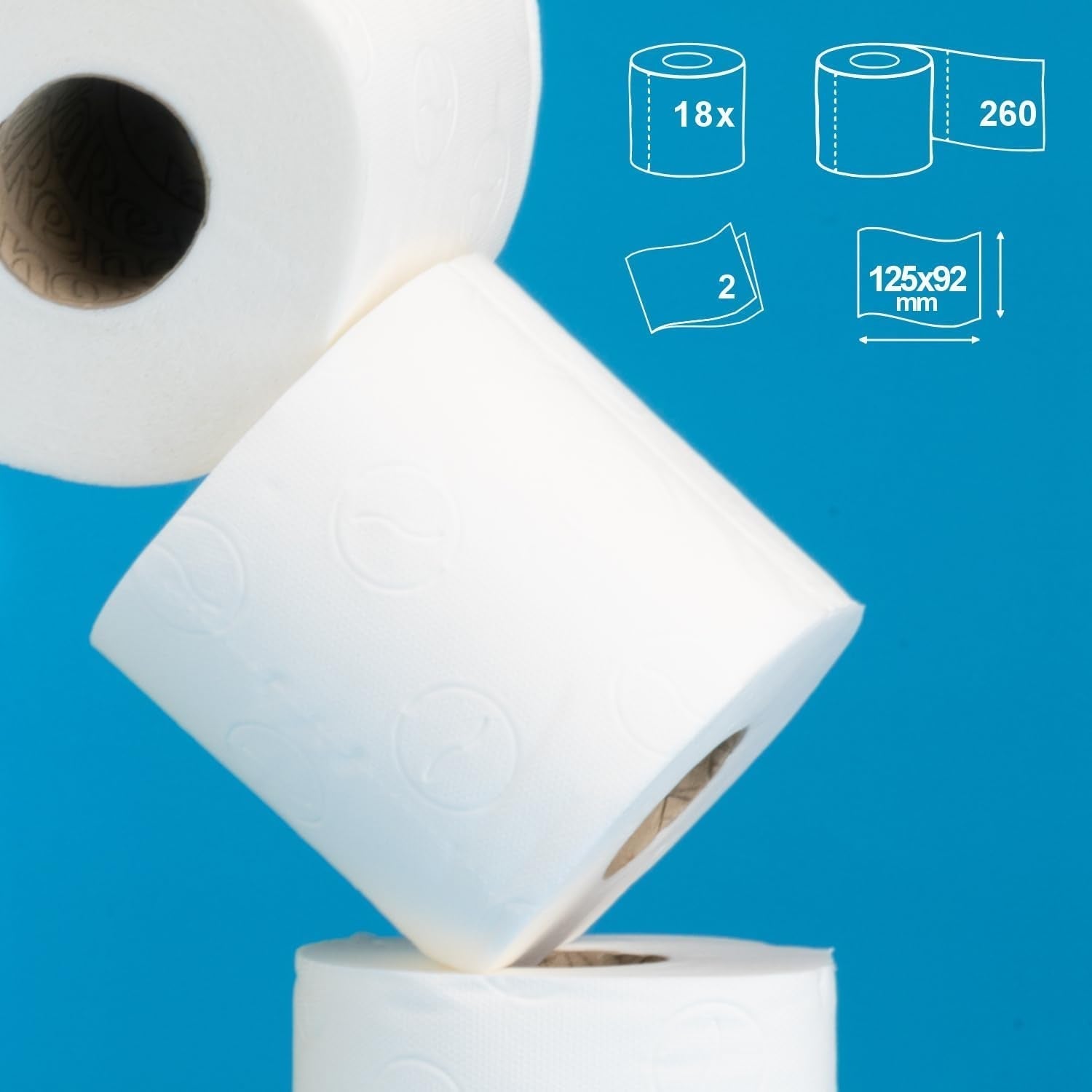 Renova Doppel-Toilettenpapier, 18 Rollen