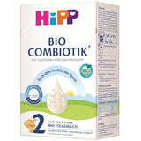 HiPP 2 Bio Combiotik (4 x 600g), Folgemilch nach 6 Monaten, mit Stärke, natürlichen Milchsäurekulturen, GOS, Omega-3 (DHA, ALA), in bester Bio-Qualität