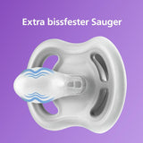 Philips Avent Ultra Air Schnuller – Set mit 2 BPA-freien, atmungsaktiven Schnullern für Babys ab 18 Monaten, inklusive Tragetasche und Sterilisation, Whale/Whale (Modell SCF349/24)
